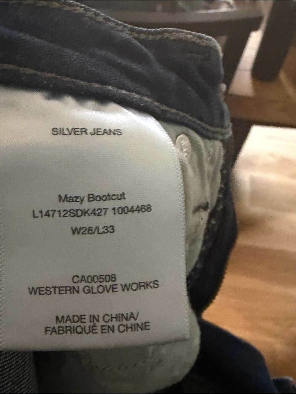 Silver Jeans Mazy Bootcut Jeans - Black/Navy